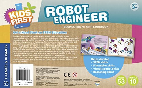 ילדים קידוד ורובוטיקה ראשונה | אין צורך באפליקציה וערכת KOSMOS ומהנדס | STEM | 32 עמוד ספר סיפורים מאויר בצבע מלא |